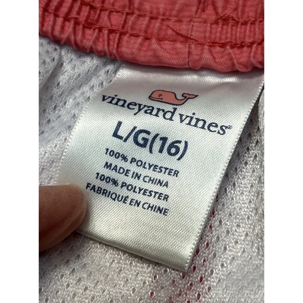 Vineyard Vines‎ Chappy Swim Trunks Swim Bottoms Boys Sz Large 16 EC Clean